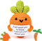COLEESON Pocket Hug Karotte Glücksbringer Geschenke - Kreative Strickwolle Karotte Puppe, Mutmacher Geschenk, Geschenke für Frauen, Einschulung Geschenk (J)