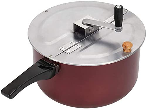 XNZJHPP Popcornmaschine mit Handkurbel, Gas-Popcornmaschine, schnelles Popcorn für Weihnachtsfeiern, Filmabende