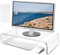 SWAWIS Monitorerhöhung Acryl Monitor Erhöhung 50x20x10cm Dicke 10mm Monitor Stand Monitor Ständer Bildschirmerhöhung Monitorständer Schreibtisch Bildschirm Erhöhung für Laptop Bildschirme Computer