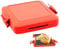Micros Munchy Microwave Toastie Sandwich Maker - Wireless Toastie Maker with Adjustable Silicone Straps, 17 x 14 cm