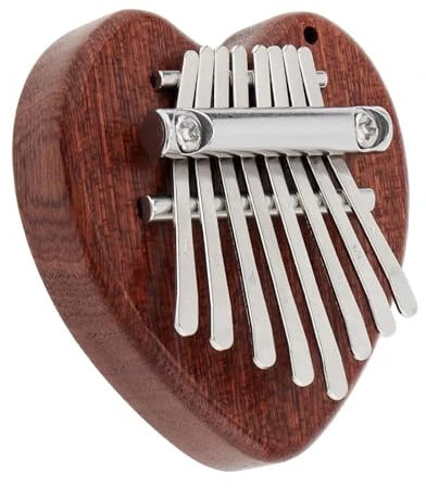 Kalimba Mini 8 Schlüssel Kalimba Sapele Holz Daumen Finger Klavier Musikinstrument Für Anfänger(C)