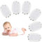 Amexo 6 Pezzi Prolunga Body Neonato Allunga Body Neonato Romper Extender Baby Estensori per Body Neonati Regolabili Cotone Prolunghe per Body per Bambini Universale Pagliaccetto Extender Patch