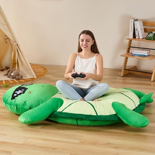 Hobestluk Sitzsack Stuhl Riesiger Sitzsack Bodenkissen Tierserie Sitzsack Stühle für Erwachsene BeanBag Bodenliege für Wohnzimmer, Spielzimmer, Schlafzimmer (groß)