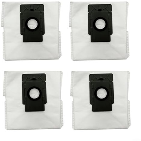 WIIYENA Staubsammelbeutel Ersatz für 360 S8 Plus/für Botslab/für Honor/für Choice R2 Plus, Roboter-Staubsaugerzubehör, Staubfängerbeutel-Set (4 Stück)