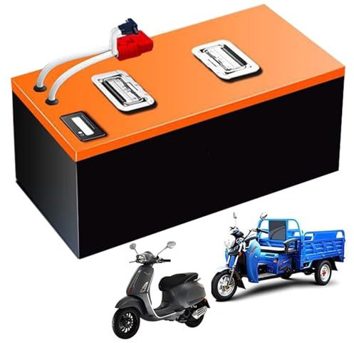 FREEDOH Motorradbatterie 48 V 60 V 72 V Lithium-Batteriepack 45 Ah 60 Ah 80 Ah 100 Ah für 0–7200 W Dreiradmotor mit BMS-Schutzplatine