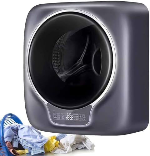 MLYYYDSS Mini Lavadora Y Secadora Montada En La Pared, Secadora De Ropa Completamente Automática De 3 Kg, Lavadora Compacta Y Secadora Giratoria para Apartamento, Hogar, Dormitorio