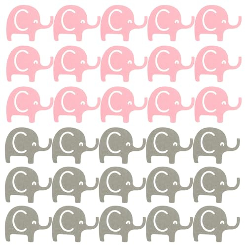 STOBAZA Elefantenkonfetti für Babyparty Papier, Weihnachten Party Streudeko