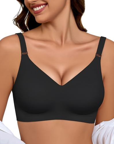 Soutien Gorge sans Armature Push Up Rembourré Brassière sans Coutures