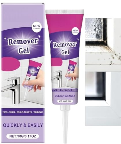 New Mould Remover Gel,Powerful Mold Remover Spray for Black Mould&Mildew, Household Mould Remover Gel,Bathroom Mould Remover,Shower&Washing Machine Rubber,Silicone Sealant Cleaner, Household Cleaning