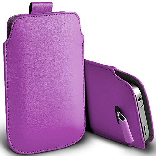 Digi Pig® Durable Protective Phone Pouch Cover With Easy Access Pull Tab For Doro 1360 Mobiles - Lilac