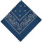 Bandana Halstuch Biker 1er 3er 6er 12er Pack Nikki Tuch Schal Paisley Kopftuch 100% Baumwolle 25 Farben (12er, petrolblau)
