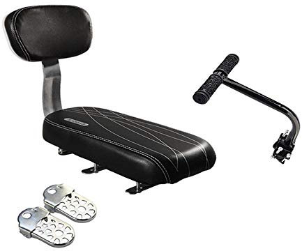Siège arrière Accessoires de vélo, sécurité Enfant pour vélo arrière siège Coussin Accoudoir de Repose-Pieds pour Fille ami Femme Homme Enfant