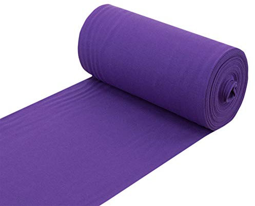 Baumwolle Bündchenstoff Bündchen Schlauchware Stoff lila - Meterware ab 25 cm x 70 cm