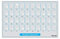2er-Pack Russische Tastatur-Aufkleber transparent für Computer PC Laptop Notebook (Weiß)