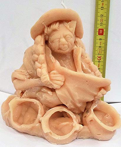 El Sendero, Sano y Natural Imagen Vela Pacha Mama 25 cm Perú.