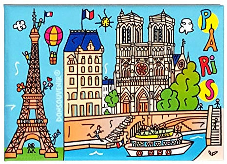 MAGNETICO Paris. Modelo: Notre Dame Tour Eiffel