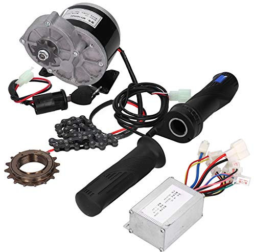 Alomejor Umrüstsatz für Elektroroller, DIY Bürstenmotorset 24V 250W Elektro-Umbausatz für Elektroroller