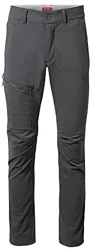 Craghoppers M NosiLife Pro Active Trousers Grau - Leichte insektenschützende Herren Hose, Größe 40 - Long - Farbe Dark G