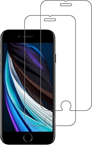 Cracksin [2 Stück] Schutzfolie kompatibel mit iPhone SE 3/2 (2022/2020) [4.7 Zoll] Panzer Verbundglas Schutzglas Tempered Glass Kristallklar Anti-Kratzen