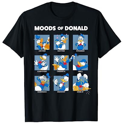 Disney Mickey And Friends Donald Duck Moods Box Up T-Shirt