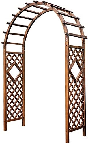 CHFQ Rose Garden Arches Arbor, Arche en dôme en Bois, utilisé pour Toutes Sortes de Plantes grimpantes, Jardin extérieur avec pelouse, Facile à Installer, résistant aux intempéries, 1,4 m / 4,6 pi