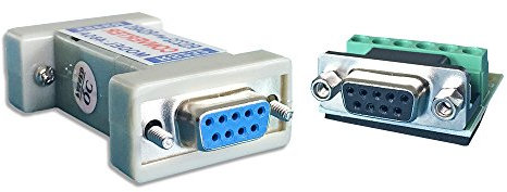 LFHUKEJI Adaptador RS-232 a RS-485, RS-232 hembra a RS-485/RS-422 485/422 hembra convertidor (pasivo)