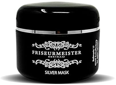 Friseurmeister Silver Mask mit Keratin 50ml - Haarpflege Creme Ausgleichen der Haarfarbe