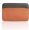 Porte Carte Bancaire Cuir Luxe - Agneau Nappa - Extra Slim - Protection sans Contact RFID - Marron et Kaki
