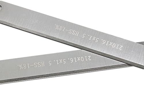 MMLFX 2 pz HSS Lame for pialla 210 mm X 16,5 mm X 1,5 mm for TH-SP 204, TC-SP 204 pialla 210 mm pialla Coltello Strumento di Lavorazione del Legno