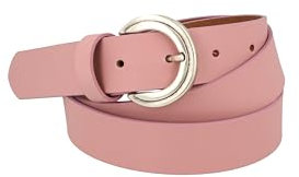 MGM Gürtel Coloured Basic Ceinture, Rose, 80 cm Femmes