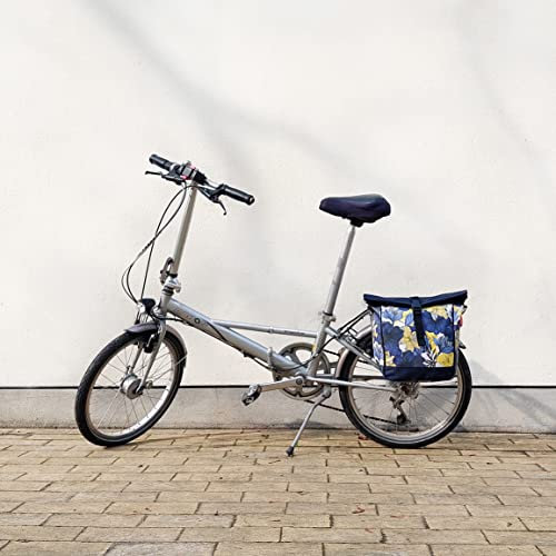 Ikuri Kleine Fahrradtasche 20-26’’ für Kinder Falträder Klappräder aus Plane mit Umhängegurt – Modell Azucena