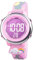 Vicloon Montre Enfant, Montre Enfant Étanche Numérique Sport, Montre Conception de Dessin animé 3D Digitale, Montres LED Rétro Eclairage pour 3 à 11 Ans Fille Garçon Elephant Rose