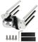 Aramox Surfboard-Halterung, Wakeboard Halterung Boot, Wakeboard-Tower-Rack, Verstellbarer Winkel, Wakeboard-Halterung, Polierte Aluminiumlegierung für 1,89 Zoll, 2,36 Zoll, 2,48 Zoll Klemmrohre