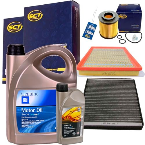 BandelOne enthält Inspektionskit Filter Set Satz + 5W30 Motoröl passend für 1.7 Cdti B
