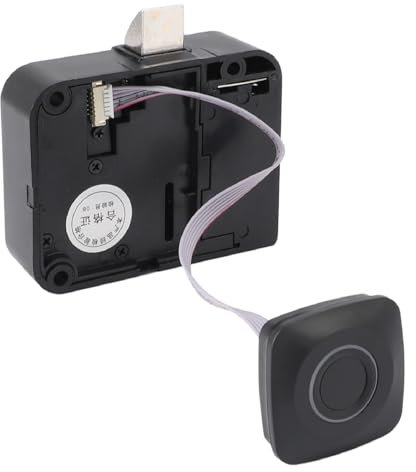 Serratura Per Armadietto con Impronte Digitali, Pannello Ultra Sottile Antifurto Cassetto Biometrico Intelligente Blocco con Password Blocco Per Cassetto File Nascosto Senza Chiave Per Ufficio Casa
