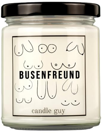 candle guy Duftkerze im Glas [Brennzeit 70h] - Duft-Kerze handgemacht mit Spruch | Freches Geschenk für Frauen, Freundin, Geburtstag | 100% Sojawachs, schöne natürliche Düfte mit ätherischem Öl