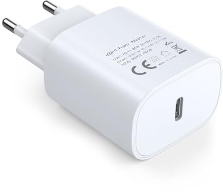 20W USB C Ladegerät USB-C Netzteil iPhone Ladegerät USB C Power Adapter Schnellladegerät Für Phone15,15 Pro,15 Pro Max,14,14 Pro,13,12,i-Pad Pro,Samsung Galaxy S24,S23,Pixel(Ohne Ladekabel)