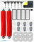 Yivy Zubehör für Roborock Qrevo pro/Qrevo maxv/Qrevo Plus/Qrevo S Zubehörset Saugroboter Ersatzteile mit 2 Hauptbürste 6 Staubbeutel 8 Mopp Wischtücher 4 Filter 6 Seitenbürsten 1 Reinigungsbürste