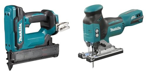 Cloueur sans fil 18V Li-Ion LXT 18 Ga 15 à 35 mm (Produit seul) - MAKITA DFN350Z & Scie sauteuse 18V LXT Li-Ion (Machine seule) - MAKITA DJV181Z