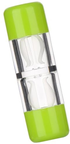 MYSUNBAR Kontaktlinsenbehälter 1 Stück Drehbare Kontaktlinsengehäuse Farbe Gläser Linsen Box Container Tragbare Reisende Augenpflege Kit Halter