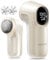 Gaiatop Fabric Shaver Rechargeable, Electric Lint Remover Shaver with LED Display, 3-Speed, 6 Leaf Blade, Sweater Depiller for Clothes, Furniture, Couch, Fuzz, Beige