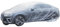 CGEAMDY Housse Voiture Exterieur Contre Pluie Poussière, Housse Voiture Imperméable Toutes Saisons, Bache Voitures Extérieur Housses, Bâche Voiture Impermeable Transparent Coupe-Vent(380x650cm)