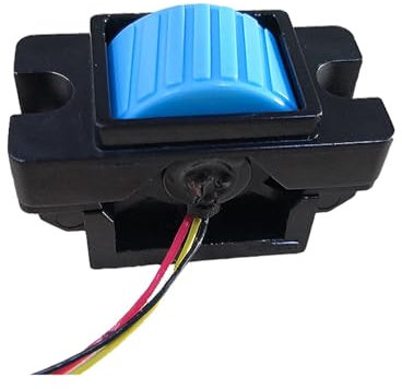 Controlador de palanca de mando Joystick Hall de control remoto industrial con mango de empuje de un solo eje naranja SMC102 Maniobras seguras(0.3-4.7V,B_D11=11TH GEAR)