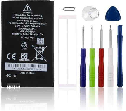 【NEW】 SwarKing Ersatz Akku 9442976-01 MKD35UP Kompatibel mit BMW IDG Display Key Battery