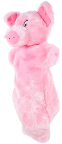 VICASKY Handpuppe Schwein Zum Geschichtenerzählen Aus Plüsch Für Junge Mädchen Kreatives Spielzeug Mit Cartoon-Design Und Angenehm Zu Tragen