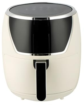 Wintem - Luftfritteuse 5 Liter mit Touch-LED, Timer 60 Minuten, automatische Abschaltung, schnelles und gleichmäßiges Kochen ohne Öl für knusprige Rezepte in der Familie