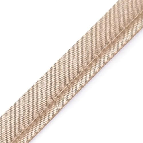 Satin-Paspelband 5m Borte Dekoband Biese Zierband glänzend 10mm breit Farbwahl