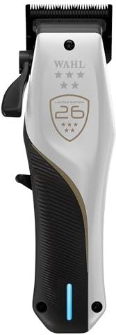 Wahl Vapor CE, Professioneller Kabelloser Haarschneider für Fades | Kabelloser Clipper mit F32 Fadeout-Klinge, bürstenloser 8000 U/min Motor, Zero-Gap, 2,5 Stunden Laufzeit, 7 Aufsteckkämme