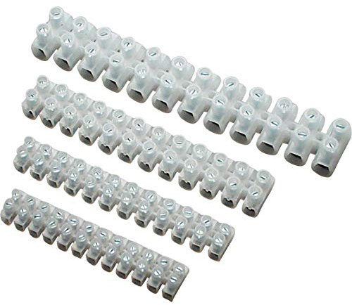 BKL Electronic 073401/10 Lüsterklemme flexibel: - starr: 6-6 mm² Polzahl: 12 10 St. Weiß