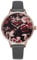 VICTORIA HYDE Damen Uhr Blumenmuster Zifferblatt Analoges Quarzwerk Leder Armband